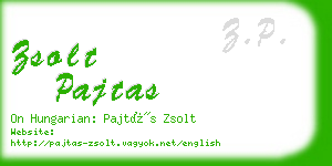 zsolt pajtas business card